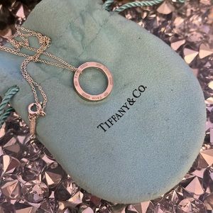 Tiffany & Co 1837 Round Pendant Necklace-Authentic